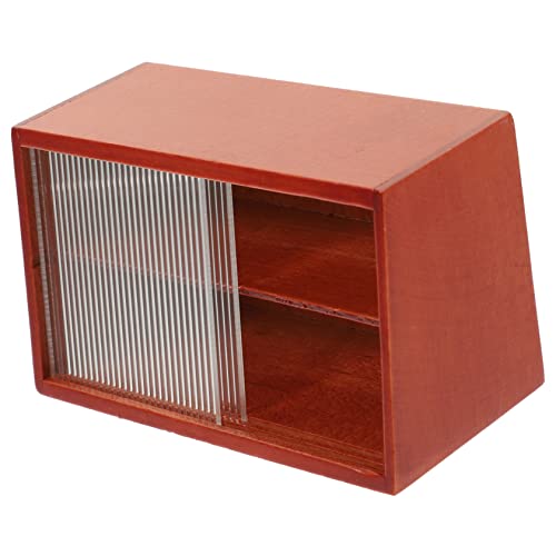 Vaguelly Maßstab Mini Haus Accessoire Kleine Vitrine für Puppenhaus Dekoration DIY Modell Zubehör von Vaguelly