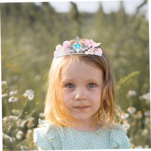 Vaguelly Mermaid Haarschmuck Stirnband Mädchen Prinzessin Party Haarband Leichtes Langlebiges Accessoire für Vielfältige Frisuren und Besondere Anlässe von Vaguelly