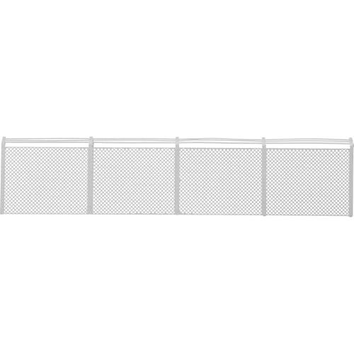 Vaguelly Mikro-Landschaftszaun-Ornament: Mini-Zaun zum Basteln und für Puppenhäuser – Miniatur-Leitplanken-Simulationsgeländer aus Kunststoff für selbstgebaute Architekturmodelle von Vaguelly