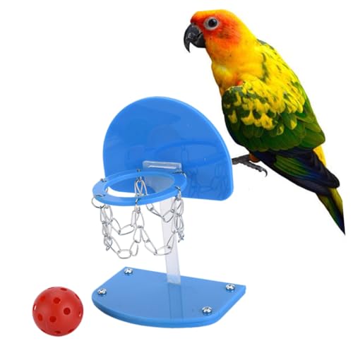 Vaguelly Mini Basketball Set für Vögel Interaktives Basketball für Papageien Blau Fördert Kreativität und Handgeschicklichkeit Umweltfreundlicher Vaguelly Mini Basketball Set für Vögel Interaktives Basketball für Papageien Blau Fördert Kreativität und Handgeschicklichkeit Umweltfreundlicher von Vaguelly