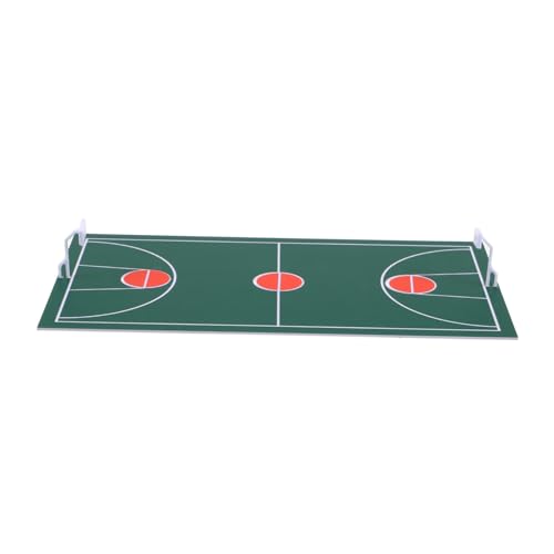 Vaguelly Realistische Miniatur-basketballplatz-Szene 1:150 Mini-Modell-Set Zum Basteln von Vaguelly