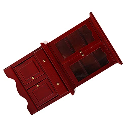 Vaguelly Puppenhaus-miniaturmöbel Im Maßstab 112 Mini-bücherregalschrank Feine Details Für Jungen- Und Mädchenspielzeug von Vaguelly