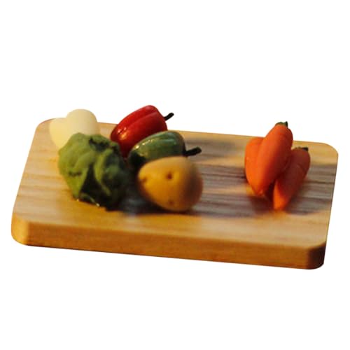 Vaguelly Mini Gemüse Schneidebrett Modelle Mini Miniatur Essen Requisite Küche Küchengeschirr Mini Holz Schneidebrett Modell Mini Hackbrett Modell Miniatur Szene Harz Vaguelly Mini Gemüse Schneidebrett Modelle Mini Miniatur Essen Requisite Küche Küchengeschirr Mini Holz Schneidebrett Modell Mini Hackbrett Modell Miniatur Szene Harz von Vaguelly