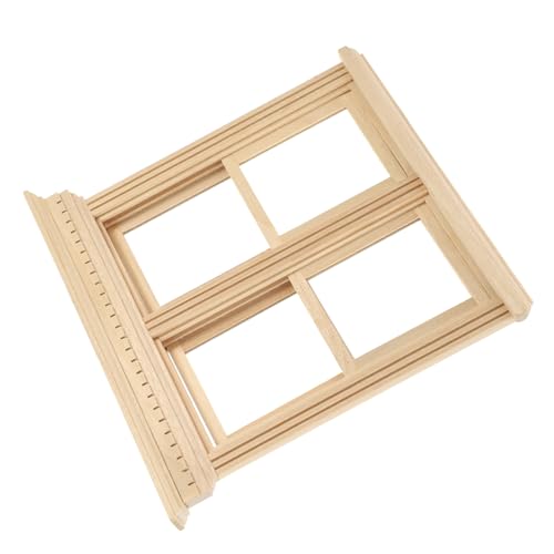 Vaguelly Mini Holz Fensterrahmen Unlackiertes Möbel Zubehör für Puppenhaus für DIY Miniaturmöbel Passend für Miniaturräume Kreative Dekoration für Mini Vaguelly Mini Holz Fensterrahmen Unlackiertes Möbel Zubehör für Puppenhaus für DIY Miniaturmöbel Passend für Miniaturräume Kreative Dekoration für Mini von Vaguelly