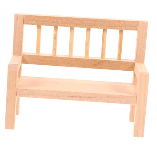 Vaguelly Puppenhausmöbel Puppenmöbel Holzbank Für Puppenhaus Mini Öbel Dekoration Zubehör Für Modelle Bank Mit Rückenlehne Ideales Mini House Accessory Vaguelly Puppenhausmöbel Puppenmöbel Holzbank Für Puppenhaus Mini Öbel Dekoration Zubehör Für Modelle Bank Mit Rückenlehne Ideales Mini House Accessory von Vaguelly