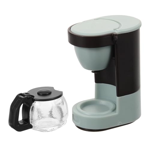 Vaguelly Mini Kaffeemaschine Kaffeemaschine Dekoration Mini Ornamente Zum Basteln Miniaturen Zum Basteln Puppenhaus Miniaturen Miniatur Dinge Miniatur Zubehör Kunststoff von Vaguelly