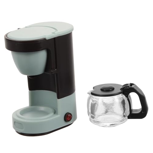 Vaguelly Mini-Kaffeemaschine puppenhauszubehör Dollhouse Accessories Mikroszenendekoration Puppenhaus Miniaturen Miniatur-Zubehör Miniaturen Miniaturen zum Basteln Plastik von Vaguelly