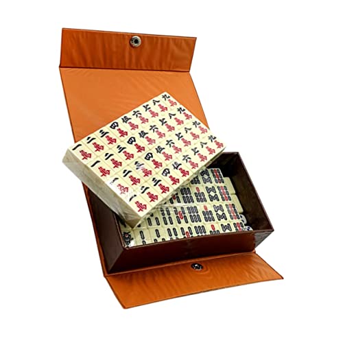 Vaguelly Mini Mahjong Tragbares Reise Mahjong Spiel für Familienunterhaltung Aufbewahrungsbox Leicht für Partys und Unterwegs Vaguelly Mini Mahjong Tragbares Reise Mahjong Spiel für Familienunterhaltung Aufbewahrungsbox Leicht für Partys und Unterwegs von Vaguelly