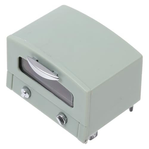 Vaguelly Mini Ofen Modell Wohnaccessoires Puppenhausmöbel Mini Küche Lernmöbel Spielofen Mini Hausdekor Mini Ofen Kunststoff Blau von Vaguelly