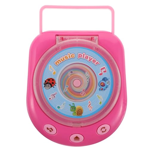 Vaguelly Pädagogischer Miniatur-cd-Player Für Jungen Und Mädchen Für Das Puppenhaus Vintage-Plattenspieler Im Maßstab 1:12 Spielzeug Kopfhörer Rollenspiel-Tool von Vaguelly