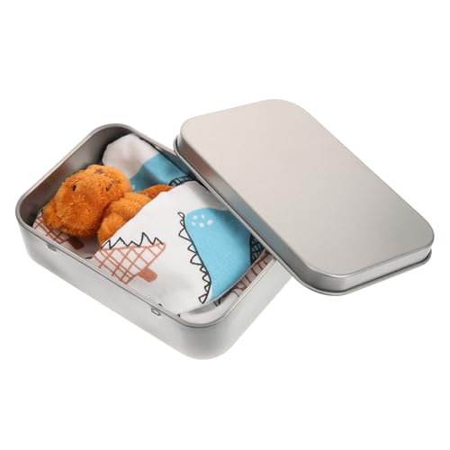 Vaguelly Mini Plüschtier im Blauen Stoffbeutel und Brauner Metallbox Superweiches Plüschspielzeug Leichtes Deko Ornament für Kinderzimmer Auto Geschenkidee für Geburtstag und Festtage Vaguelly Mini Plüschtier im Blauen Stoffbeutel und Brauner Metallbox Superweiches Plüschspielzeug Leichtes Deko Ornament für Kinderzimmer Auto Geschenkidee für Geburtstag und Festtage von Vaguelly