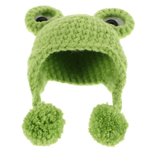 Vaguelly Mini Strickmützen Süße Beanie Für Puppen Bastelprojekte Ornament Mütze Wollaccessoire Für Puppenhaus von Vaguelly