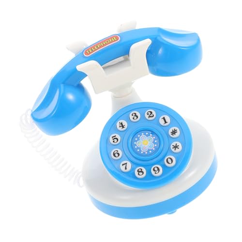 Vaguelly Spielzeug-Handy Für Kinder Zum Spielen Und Vortäuschen Vintage-Design Pädagogisches Telefon Für Kinder von Vaguelly