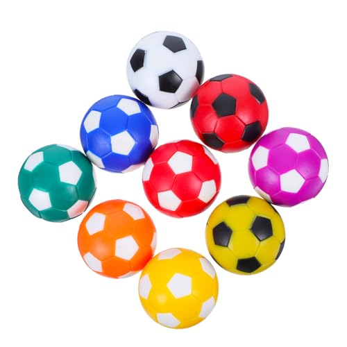 Vaguelly Mini Tischfußball Bälle Ersatzbälle für Tischfußballspiel Strapazierfähiges Kunststoffmaterial für Zuhause Büro und Freizeitaktivitäten Fördert Koordination und Motorik von Vaguelly