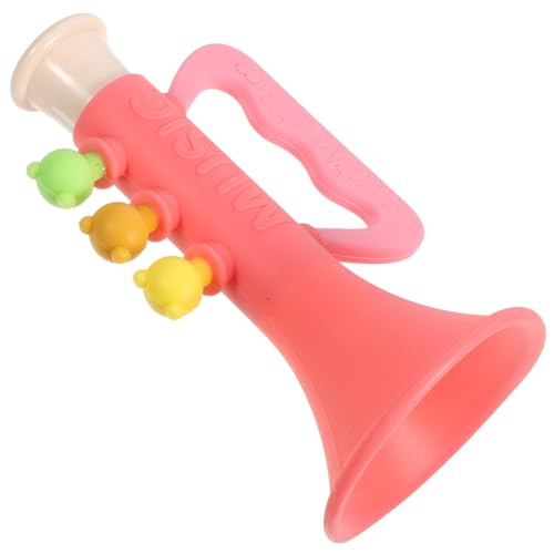 Vaguelly Mini-Trompeten-Spielzeug Trompeten-Geräuschmacher Kunststoff-Trompetenhorn-Spielzeug Für Kinder Geburtstag Abschlussfeier Gastgeschenke Musikalisches Lernspielzeug Rot von Vaguelly