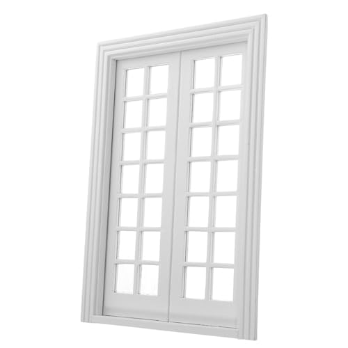 Vaguelly Mini -Türen und Windows -Materialien kleine Puppenhaustür Minitür aus Holz Mini-Holztürmodell Simulation Türmodell Miniatur-Puppenhausmöbel Birkensperrholz Weiß Vaguelly Mini -Türen und Windows -Materialien kleine Puppenhaustür Minitür aus Holz Mini-Holztürmodell Simulation Türmodell Miniatur-Puppenhausmöbel Birkensperrholz Weiß von Vaguelly
