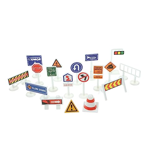 Vaguelly Mini Verkehrsschilder Spielset Teilig Kindgerechtes Lernspielzeug aus Robustem Realistische Farben Pädagogisches Verkehrszeichen Zubehör für Kindergarten und Zuhause Fördert Vaguelly Mini Verkehrsschilder Spielset Teilig Kindgerechtes Lernspielzeug aus Robustem Realistische Farben Pädagogisches Verkehrszeichen Zubehör für Kindergarten und Zuhause Fördert von Vaguelly
