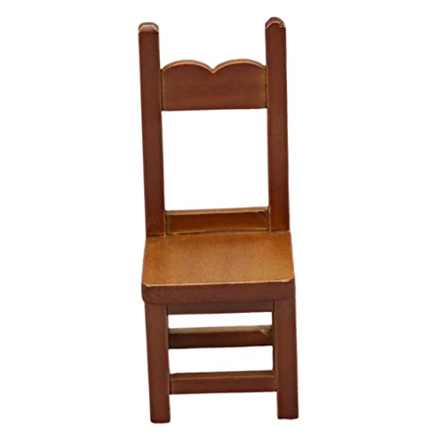 Vaguelly Mini-möbelstuhl Miniatur-sofastuhl Kleine Hausmöbel Kleine Möbel Möbel Puppenhausmöbel Transparentes Präsentationsregal Draußen Aus Weichem Kleber Mini Möbel Hölzern von Vaguelly