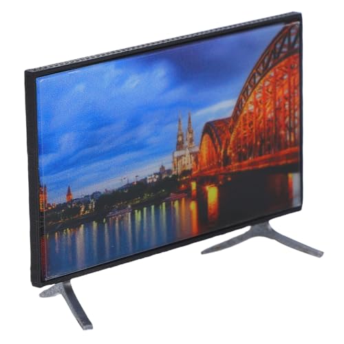Vaguelly Mini-tv Fernseher Miniatur-einrichtungsgegenstände Winzige Möbel Mini-möbelornamente Mikrominiaturen Tv-miniaturen Miniaturverzierung Miniaturhausmöbel Pla von Vaguelly