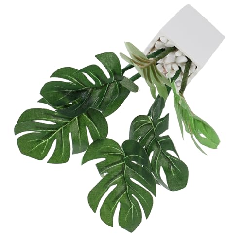 Vaguelly Kunstpflanze Klein Bonsai Pflanze Im Topf Dekorative Pflanze Für Puppenhaus Und Wohnaccessoire Kreative Arrangements Und Als Geschenkidee von Vaguelly