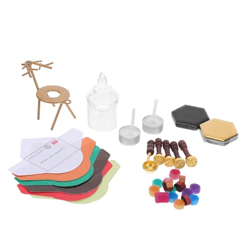 Vaguelly Miniatur Dollhouse Wachssiegel Stempel Set Weihnachtsmotive Leicht Kompakt Für DIY Basteln Umschlagversiegelung Festliche Deko Zubehör Vaguelly Miniatur Dollhouse Wachssiegel Stempel Set Weihnachtsmotive Leicht Kompakt Für DIY Basteln Umschlagversiegelung Festliche Deko Zubehör von Vaguelly