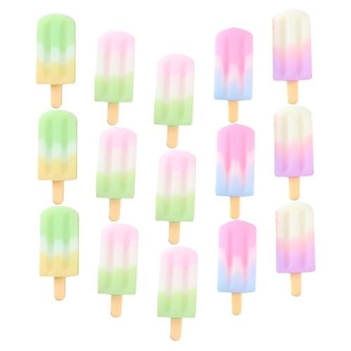 Vaguelly Miniatur Eiscreme Modelle Resin Lutschbonbons Dekorationen Für Desserts Eisdielen Requisiten Lebensmittel Requisiten Für Kreative Projekte von Vaguelly