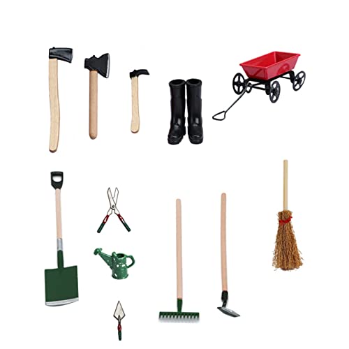 Vaguelly 1 Set Miniatur Garten Werkzeuge Für Puppenhaus 12 Teiliges Set Mini Zubehör Für Miniatur Gartenlandschaften Und Szenen Gestaltung Vaguelly 1 Set Miniatur Garten Werkzeuge Für Puppenhaus 12 Teiliges Set Mini Zubehör Für Miniatur Gartenlandschaften Und Szenen Gestaltung von Vaguelly