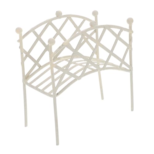 Vaguelly Miniatur Gartenbrücke Kleine Metallbogenbrücke für Mikro Landschaftsdekoration DIY Fee Zubehör für Garten und Außendekor Robust und Vielseitig von Vaguelly
