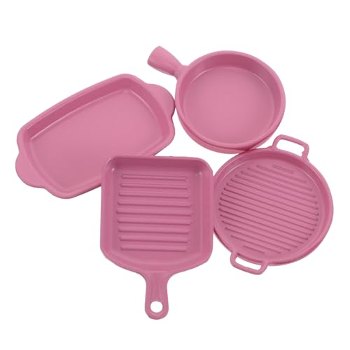 Vaguelly Miniatur Geschirr Leichte Puppenhaus Küchenaccessoires mit Detailgetreuen Teller Modellen Vielseitig für Puppenhaus Dekoration und Spielküche Geeignet Kindgerecht und Dekorativ von Vaguelly