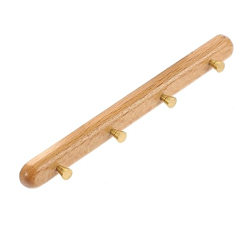 Vaguelly Miniatur Haken für Puppenhaus Holz Wandhaken für Miniaturhäuser zum Aufhängen von Puppenaccessoires Vaguelly Miniatur Haken für Puppenhaus Holz Wandhaken für Miniaturhäuser zum Aufhängen von Puppenaccessoires von Vaguelly