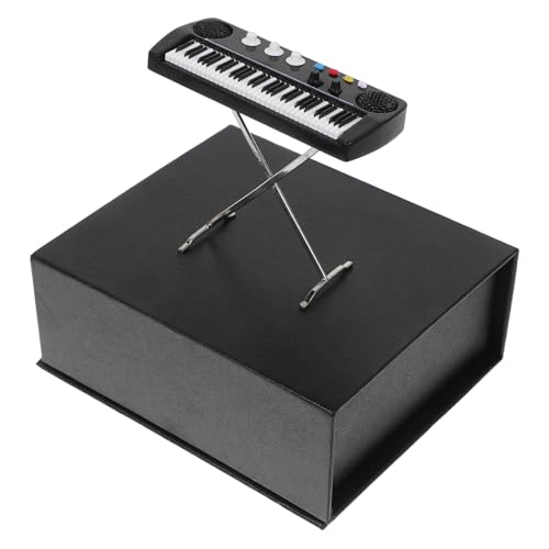 Vaguelly Miniatur Holz Elektronisches Orgelmodell mit Aufbewahrungskoffer Puppenhaus Dekoration für Miniatur Szenengestaltung Vaguelly Miniatur Holz Elektronisches Orgelmodell mit Aufbewahrungskoffer Puppenhaus Dekoration für Miniatur Szenengestaltung von Vaguelly