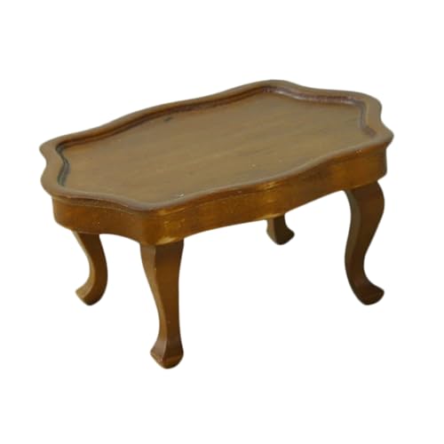 Vaguelly Miniatur Kaffee Tisch Realistischer Couchtisch für Puppenhaus Hochwertige Mini Möbel für Kleine Räume Detailgetreu und Stabil Vaguelly Miniatur Kaffee Tisch Realistischer Couchtisch für Puppenhaus Hochwertige Mini Möbel für Kleine Räume Detailgetreu und Stabil von Vaguelly
