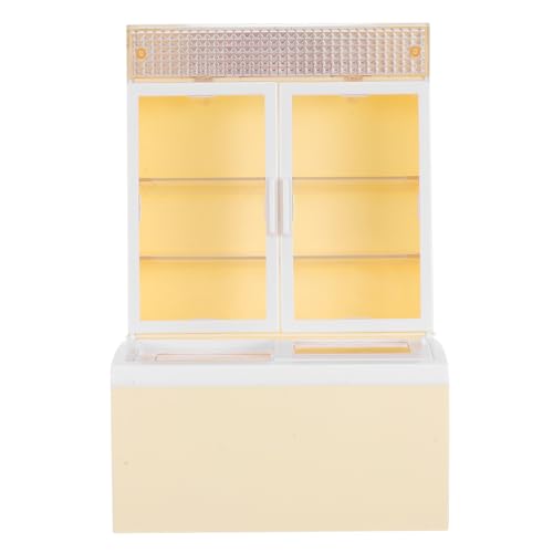 Vaguelly Pretend Play Eiscreme-gefrierschrank Mini Puppenhaus Küchenzubehör Realistisches Design Vaguelly Pretend Play Eiscreme-gefrierschrank Mini Puppenhaus Küchenzubehör Realistisches Design von Vaguelly
