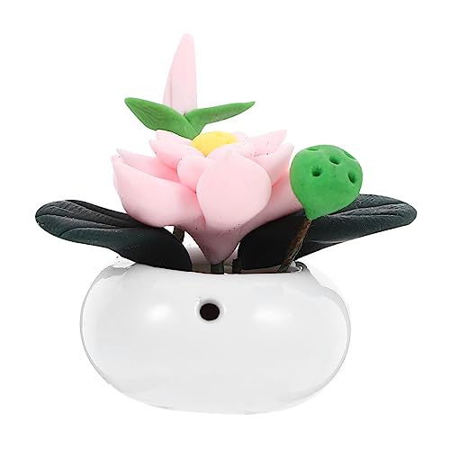 Vaguelly Miniatur Lotus Bonsai Ornament Künstliches Bonsai Modell für Miniaturgärten Puppenhäuser DIY Deko für Kreative Raumgestaltung für Freunde Vaguelly Miniatur Lotus Bonsai Ornament Künstliches Bonsai Modell für Miniaturgärten Puppenhäuser DIY Deko für Kreative Raumgestaltung für Freunde von Vaguelly
