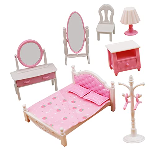 Vaguelly Miniatur Möbel für Puppenhäuser Realistischer Schminktisch und Nachttisch Dekorative Spielzeuge für Kinderzimmer und Miniaturlandschaften Vaguelly Miniatur Möbel für Puppenhäuser Realistischer Schminktisch und Nachttisch Dekorative Spielzeuge für Kinderzimmer und Miniaturlandschaften von Vaguelly