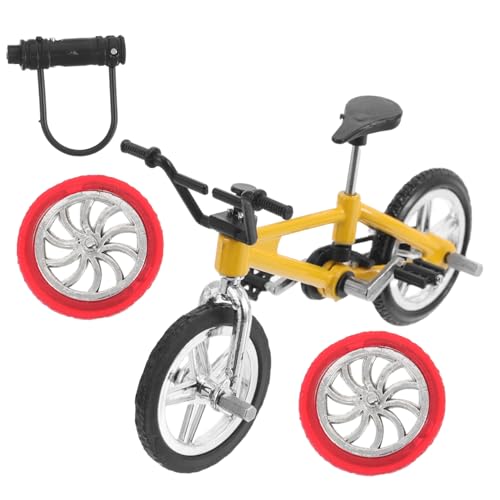 Vaguelly Miniatur Mountainbike Modell aus Legierung Detailreiches Finger Fahrrad Kreatives Kleines Mountain Cycling Toy für Dekoratives Bike Accessoire von Vaguelly