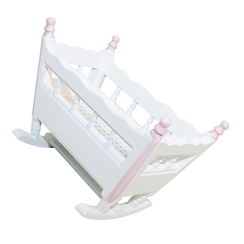 Vaguelly Miniatur Puppenhaus Zubehör Babywiege Für Puppen Dollhouse öbel Modell Ideal Für Kreative Spielszenen Und Puppenhausgestaltung Vaguelly Miniatur Puppenhaus Zubehör Babywiege Für Puppen Dollhouse öbel Modell Ideal Für Kreative Spielszenen Und Puppenhausgestaltung von Vaguelly