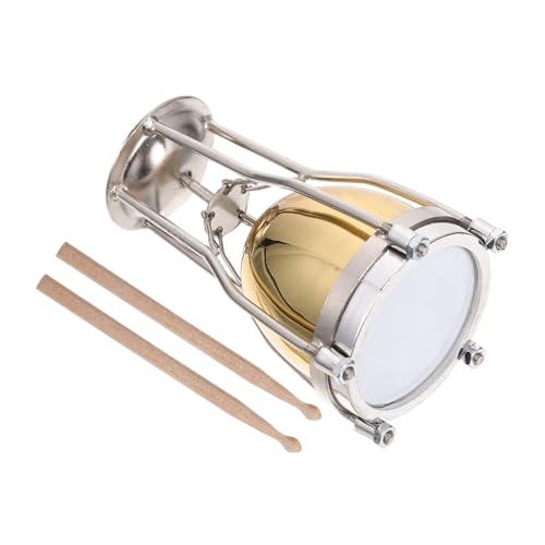 Vaguelly Miniatur Schlagzeug Modell Musikinstrument Robust Glatte Oberfläche Kreatives für Mädchen und Jungen zur Weihnachts und Geburtstagsfeier von Vaguelly