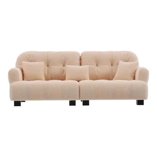 Vaguelly Miniatur-Sofa für Puppenhaus: 1:25 Mini-Sofa-Stuhlmodell – Kleine Plüsch-Puppenmöbel – Winzige Möbel für Puppenhaus-Spielzimmer-Accessoires Vaguelly Miniatur-Sofa für Puppenhaus: 1:25 Mini-Sofa-Stuhlmodell – Kleine Plüsch-Puppenmöbel – Winzige Möbel für Puppenhaus-Spielzimmer-Accessoires von Vaguelly