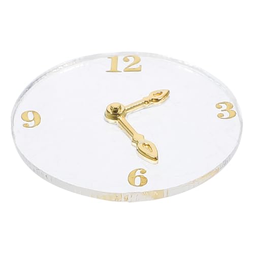 Vaguelly Miniatur Wanduhr Für Pendeluhr Deko Für Mini Möbel Und Spielzeug Für Kreative Bastelprojekte Und Wohnaccessoires von Vaguelly