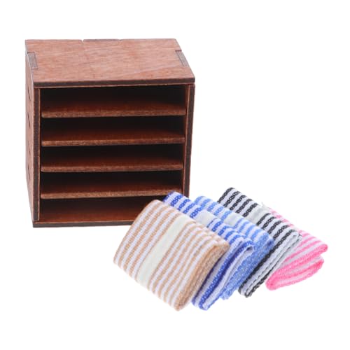 Vaguelly Miniatur-seitenschrank, Maßstab 1:12, Wohnzimmermöbel, Puppenhauszubehör, Lagerschrank, DIY-Spielzeug Für Kinder, Realistische Miniaturmöbel, Modell, Puppenhauszubehör, von Vaguelly