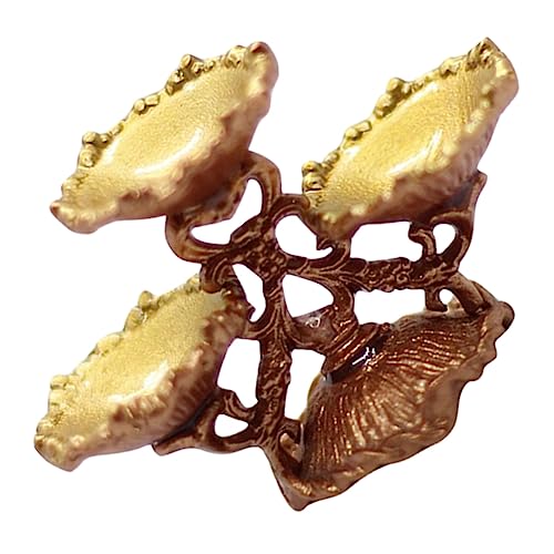 Vaguelly Miniature Obstteller Miniatur Küchenzubehör Puppenhaus Dekoration Kleines Fruchttablett für Miniatur Wohnzimmer und Essbereich Detailreiches Miniaturspielzeug für Puppenhäuser von Vaguelly