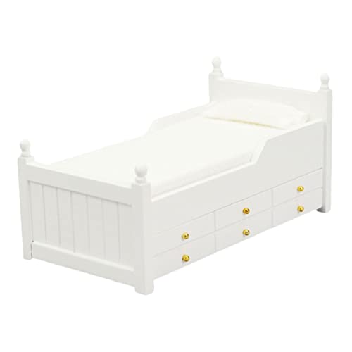 Vaguelly Minibett Puppenhaus-simulationsbett Mini-Bett- Puppenstubenbett Schmücken Miniaturbettmodell Spielhaus Bettmodell Puppenhaus Miniaturbetten Puppenhausverzierung Weiß Hölzern Vaguelly Minibett Puppenhaus-simulationsbett Mini-Bett- Puppenstubenbett Schmücken Miniaturbettmodell Spielhaus Bettmodell Puppenhaus Miniaturbetten Puppenhausverzierung Weiß Hölzern von Vaguelly