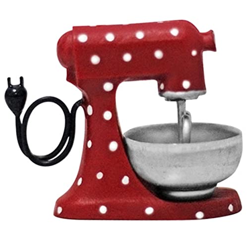 Vaguelly Mixer küchenspielzeug für Kitchen Toys for Pädagogisches küche Modellbau Simulation Mini- Miniatur-Küchengerät Harz rot von Vaguelly