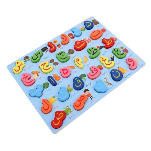 Vaguelly Montessori Arabisches Alphabet Lernpuzzle aus Holz Sicheres Kinderpuzzle mit Glatten Kanten Fördert Feinmotorik und Buchstabenerkennung Kreatives Lernspiel für Kleinkinder und Vaguelly Montessori Arabisches Alphabet Lernpuzzle aus Holz Sicheres Kinderpuzzle mit Glatten Kanten Fördert Feinmotorik und Buchstabenerkennung Kreatives Lernspiel für Kleinkinder und von Vaguelly