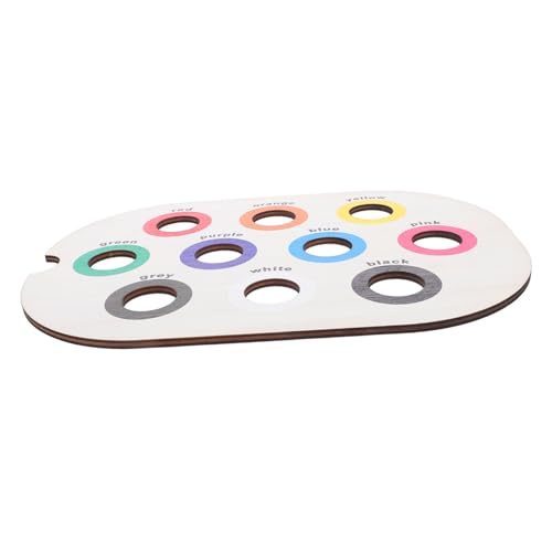 Vaguelly Montessori Holz Farbensortierbrett Junge Mädchen Lernspielzeug Feinmotorik Hand-Auge-koordination Frühförderung für Vorschulkinder Vaguelly Montessori Holz Farbensortierbrett Junge Mädchen Lernspielzeug Feinmotorik Hand-Auge-koordination Frühförderung für Vorschulkinder von Vaguelly