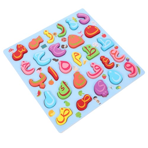Vaguelly Montessori-Spielzeug Zur Buchstabenerkennung Holz-Alphabet-Puzzle Pädagogisches Matching-Spiel Für Kinder Lernspielzeug von Vaguelly