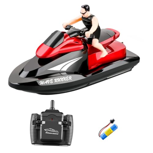 Vaguelly Motorboot hühner kinderknallzeug elektrische Schnellboot Outdoor schnelles rc Boot 2,4-GHz-Boot- elektrisches Poolboot Abs rot Vaguelly Motorboot hühner kinderknallzeug elektrische Schnellboot Outdoor schnelles rc Boot 2,4-GHz-Boot- elektrisches Poolboot Abs rot von Vaguelly