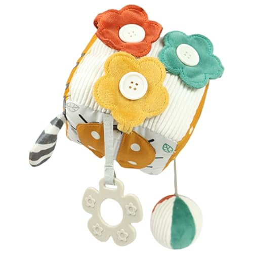 Vaguelly Multifunktionaler Babywürfel Stoffspielzeug Hautfreundlich Robust und Pädagogisch für Frühkindliche Motorische Entwicklung Geeignet für Kleinkinder Lernspielzeug von Vaguelly