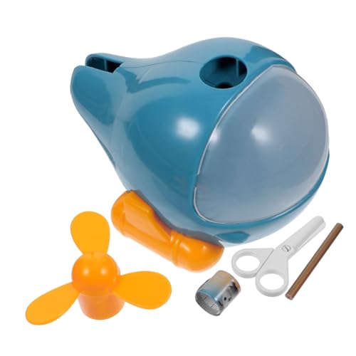 Vaguelly Multifunktionales DIY Stationery Flugzeug für Lernspielzeug mit Komplettem Schreibwarenset Sicherer Materialmix Bastelidee für Schule und Zuhause Blau von Vaguelly